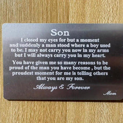 Fashion Men's Card Holder Wallet Birthday Gift Metal Alloy