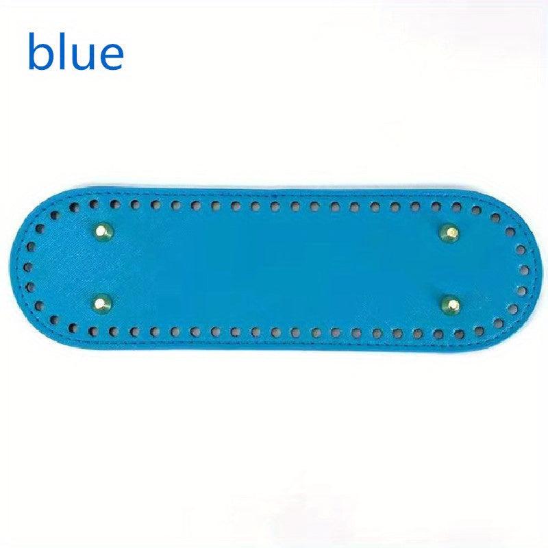 15inch Oval PU Leather Bag Bottom Shaper for Knitted Bag