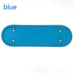 15inch Oval PU Leather Bag Bottom Shaper for Knitted Bag