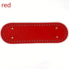 15inch Oval PU Leather Bag Bottom Shaper for Knitted Bag