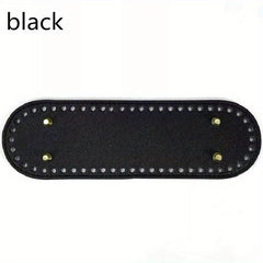 15inch Oval PU Leather Bag Bottom Shaper for Knitted Bag