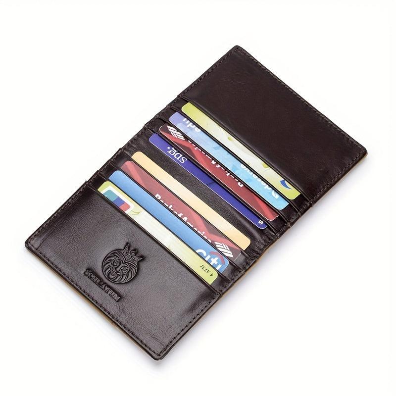 Men's Leather Wallet Coin Purse Ultra Thin Money Card Holder