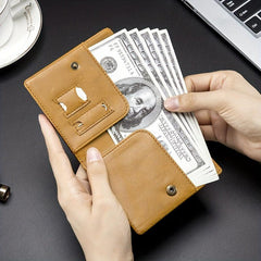 Men's Leather Wallet Coin Purse Ultra Thin Money Card Holder