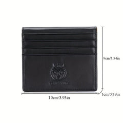 Men's Leather Wallet Coin Purse Ultra Thin Money Card Holder