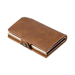 Men's RFID Blocking PU Leather Card Holder