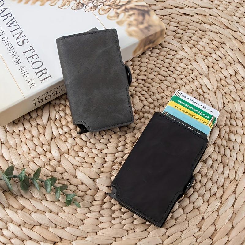 Men's RFID Blocking PU Leather Card Holder