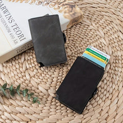 Men's RFID Blocking PU Leather Card Holder