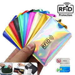 5pcs Slim Anti Rfid Wallet Blocking Card Holder
