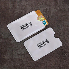 5pcs Slim Anti Rfid Wallet Blocking Card Holder
