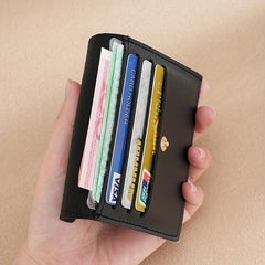 Hasp Card Holder Ultra thin Wallet Small Light Card Slot