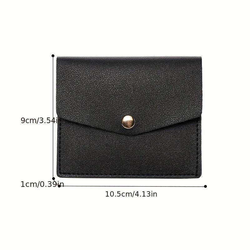 Hasp Card Holder Ultra thin Wallet Small Light Card Slot