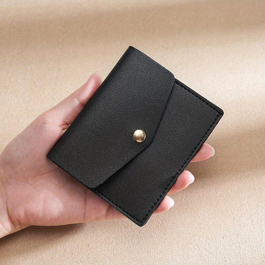 Hasp Card Holder Ultra thin Wallet Small Light Card Slot