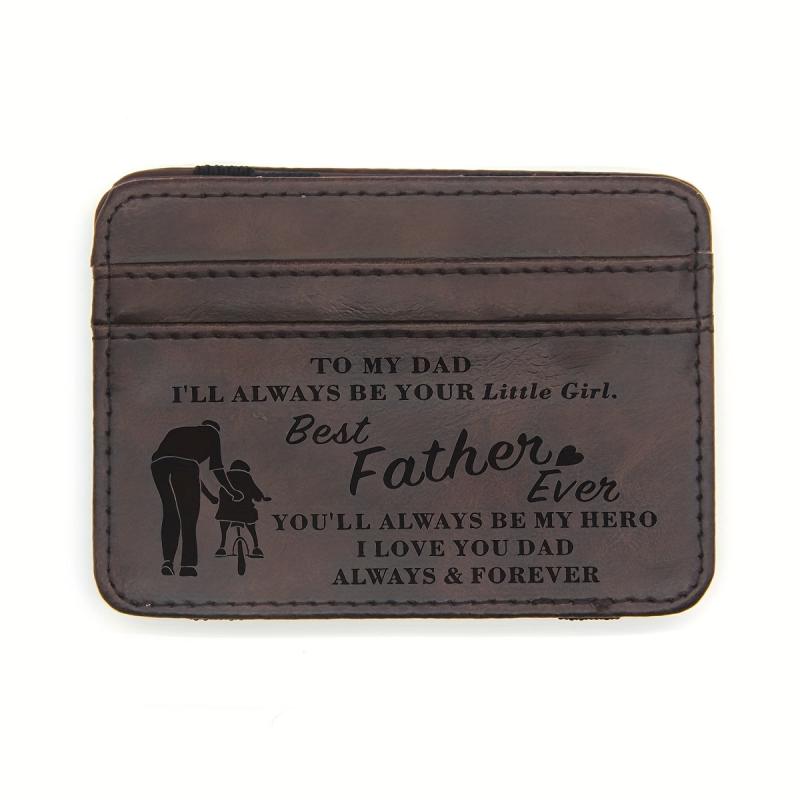 Dad Men's Business Card Holder From Daughter