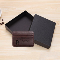 Dad Men's Business Card Holder From Daughter