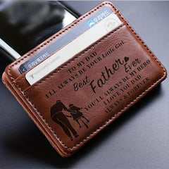 Dad Men's Business Card Holder From Daughter