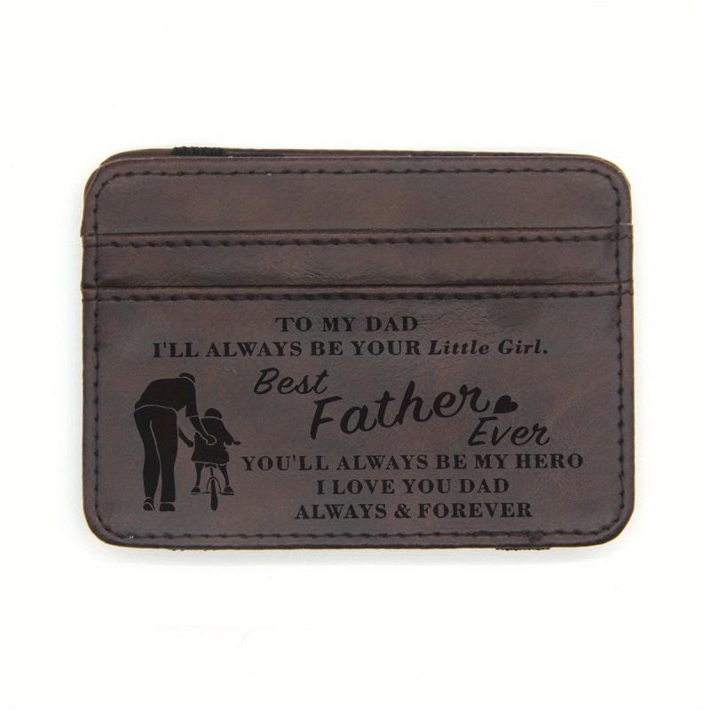 Dad Men's Business Card Holder From Daughter