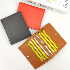 Men's Credit Card Bag Card Holder Solid Pocket Case Organizer