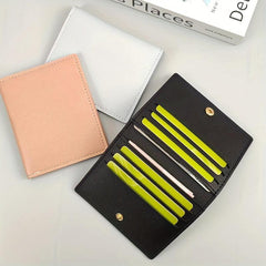 Men's Credit Card Bag Card Holder Solid Pocket Case Organizer