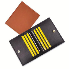 Men's Credit Card Bag Card Holder Solid Pocket Case Organizer