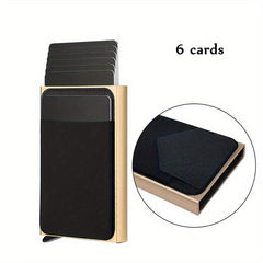 RFID Blocking Aluminum Wallet Money Pouch ID Credit Card Holder
