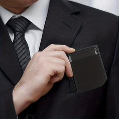 RFID Blocking Aluminum Wallet Money Pouch ID Credit Card Holder