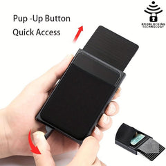 RFID Blocking Aluminum Wallet Money Pouch ID Credit Card Holder