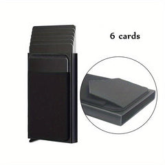 RFID Blocking Aluminum Wallet Money Pouch ID Credit Card Holder