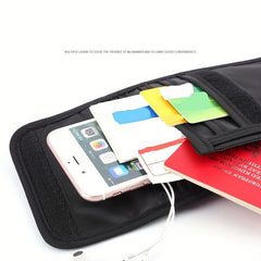 Waterproof Nylon Small Crossbody Bag RFID Blocking Cellphone Shoulder Purses