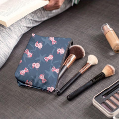 Octopus Pattern Zipper Pouch Lightweight Carry On Bag