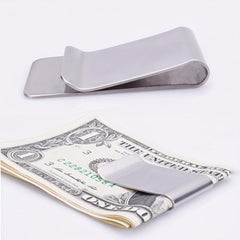 Men's Stainless Steel Money Clip for Cash and Cards