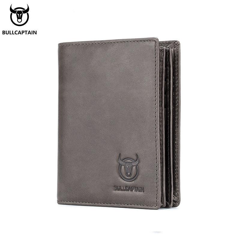 Captain Cow Leather Men's Wallet Large Capacity Driver's Leather Wallet