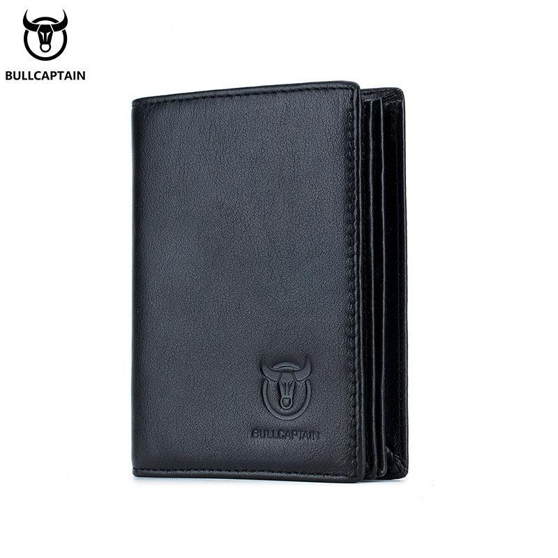 Captain Cow Leather Men's Wallet Large Capacity Driver's Leather Wallet