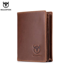 Captain Cow Leather Men's Wallet Large Capacity Driver's Leather Wallet