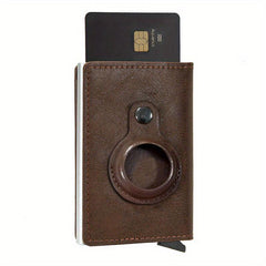 RFID Blocking Credit Card Holder Wallet with AirTag Card Holder Tracker