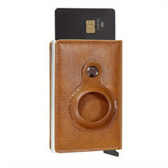 RFID Blocking Credit Card Holder Wallet with AirTag Card Holder Tracker