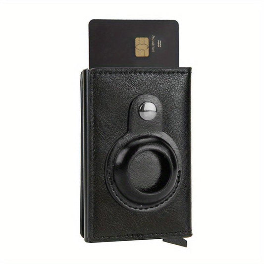 RFID Blocking Credit Card Holder Wallet with AirTag Card Holder Tracker