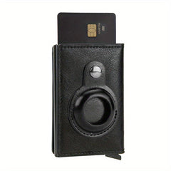 RFID Blocking Credit Card Holder Wallet with AirTag Card Holder Tracker
