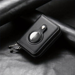 Men's RFID Blocking Card Holder w/ Airtag Locator & Coin Purse