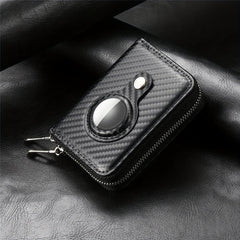 Men's RFID Blocking Card Holder w/ Airtag Locator & Coin Purse