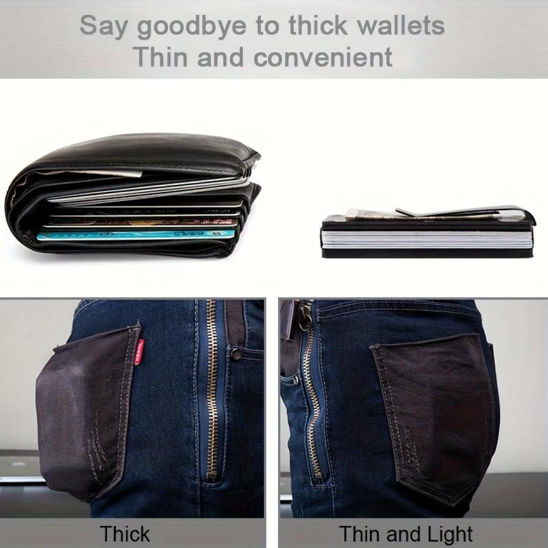 RFID Blocking Card Holder Automatic Pop up Credit Card Holder
