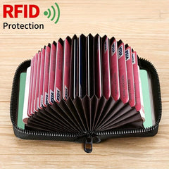 Casual Anti-theft PU Leather Credit Card Storage Bag