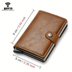RFID Blocking Carbon Fiber Credit Card Holder Wallet