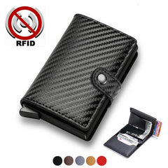 RFID Blocking Carbon Fiber Credit Card Holder Wallet
