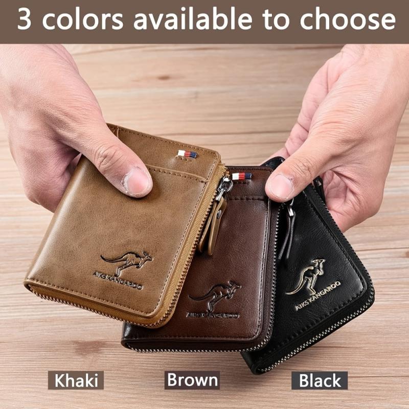 Men's Slim Flip Wallet - Holds Up To 13 Cards