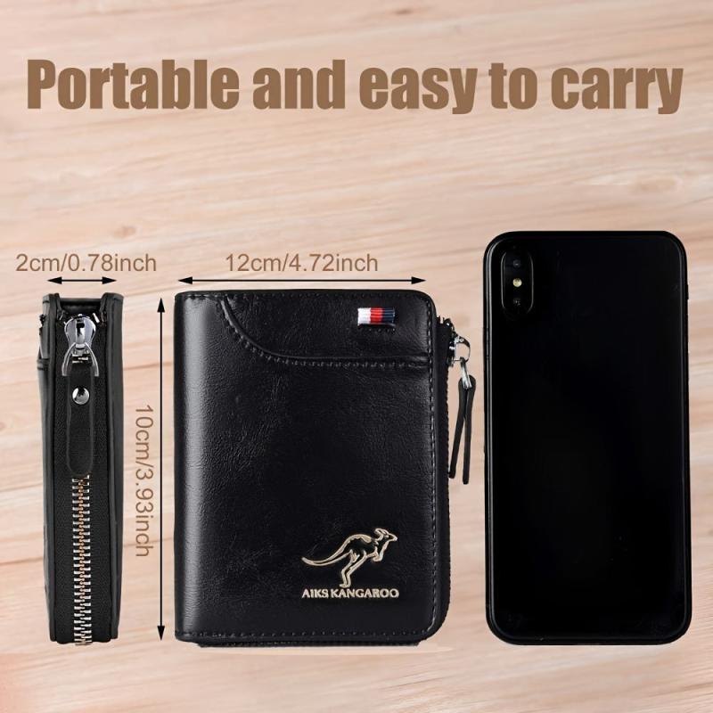 Men's Slim Flip Wallet - Holds Up To 13 Cards