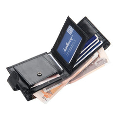 Men's Crocodile Pattern PU Leather Wallet