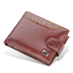 Men's Crocodile Pattern PU Leather Wallet