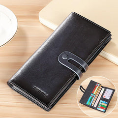 Men's Coin ID Card Wallet PU Leather Pocket