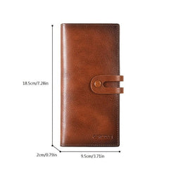 Men's Coin ID Card Wallet PU Leather Pocket