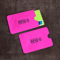 Men's Aluminium Anti Theft Bank Sleeve Wallet RFID Blocking